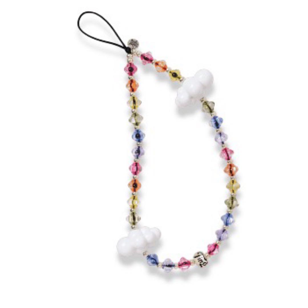 正規品stringtingカラフルビーズの雲ストラップとステッカー