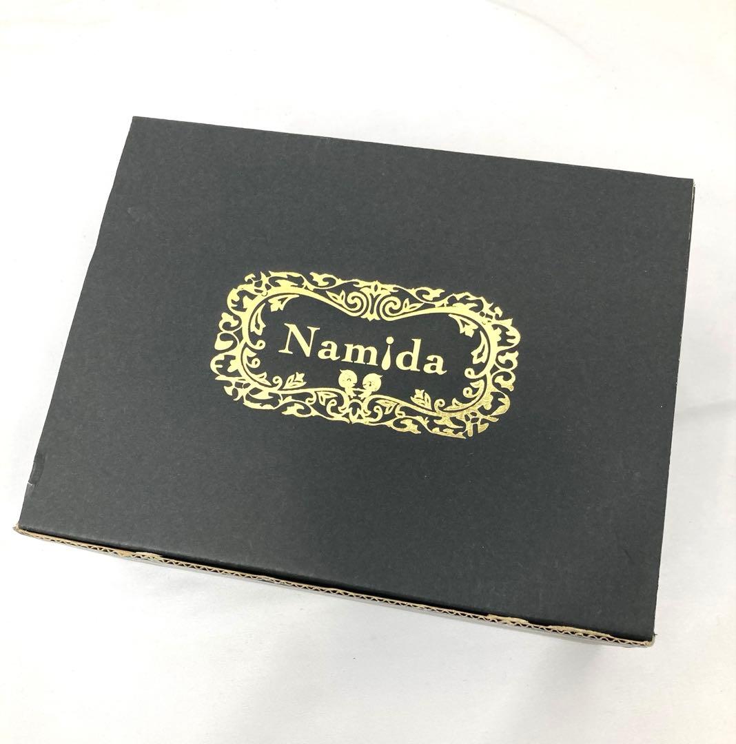 1737N9レ 美品 ピック付 AKIHIDE Namida オルゴール 宝石箱