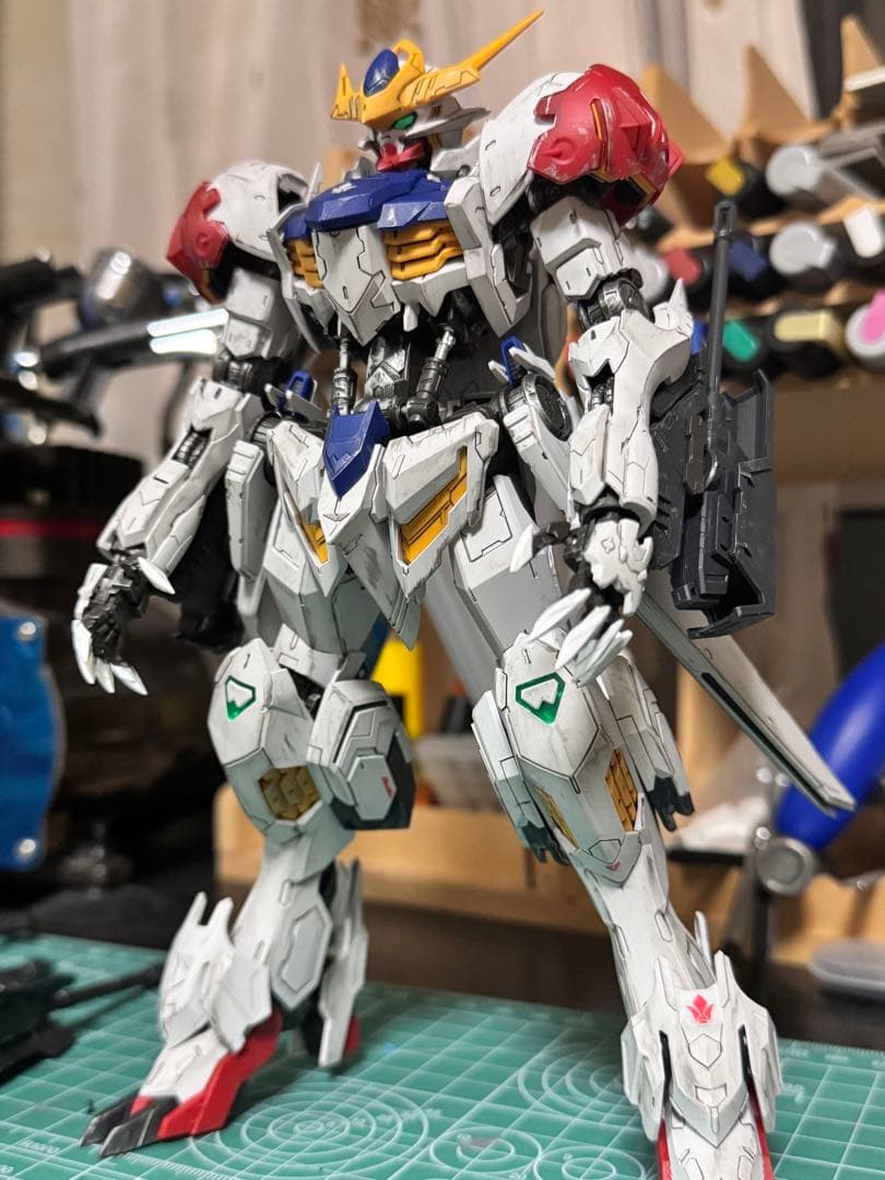 MG ガンダムバルバトスルプス ウェザリング完成品