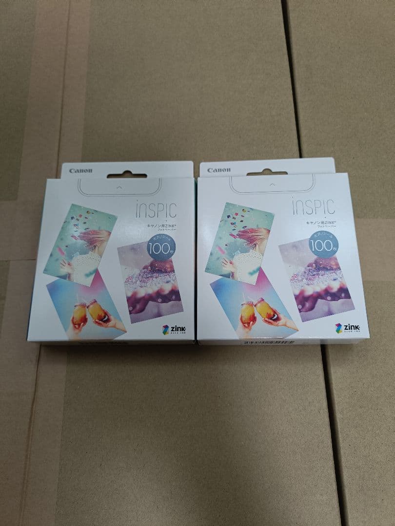 2 セット　キャノンZINKフォトペーパー 100枚入り ZP-2030-100