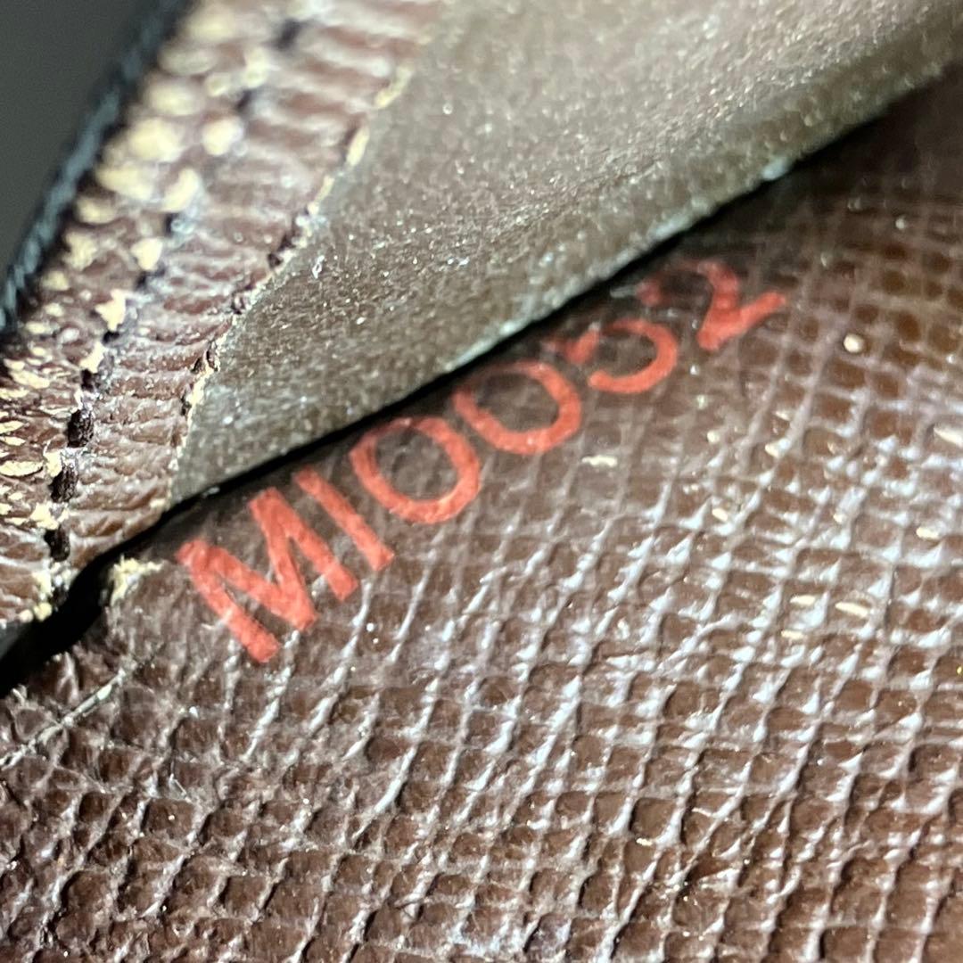 ルイヴィトン ダミエ がま口財布 二つ折り財布 ポルトフォイユ ヴィエノワ