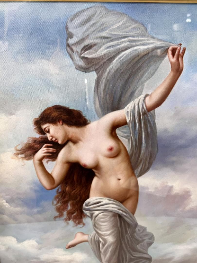 梁 偉平 weiping リョウ イヘイ 女神 絵画 油絵 抽象WWKK001