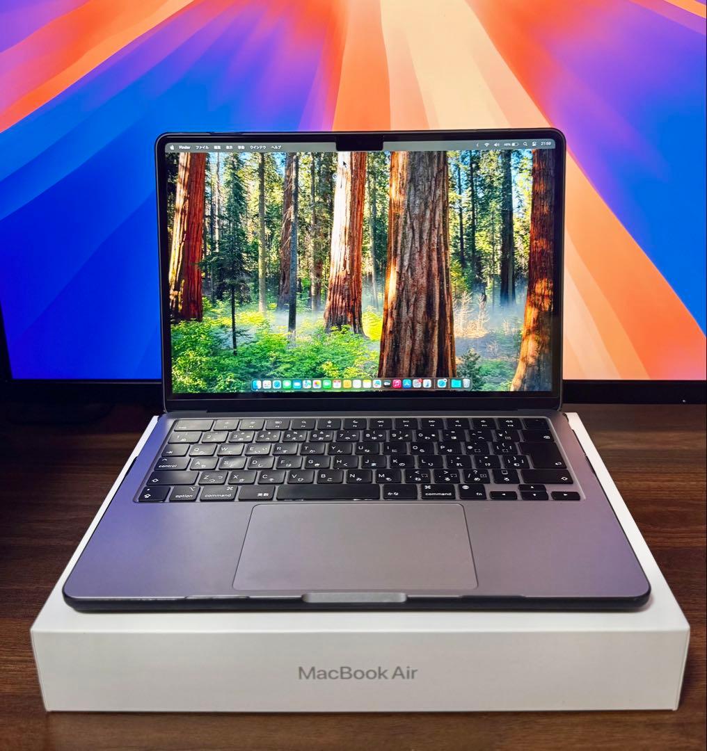 【美品】Apple MacBook Air M2 13.6インチ 2022