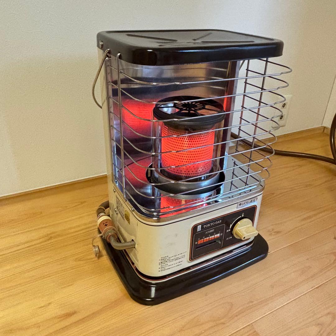 可動品★箱付★ ナショナル ガスストーブ 都市ガス用 GS-28DG 昭和レトロ