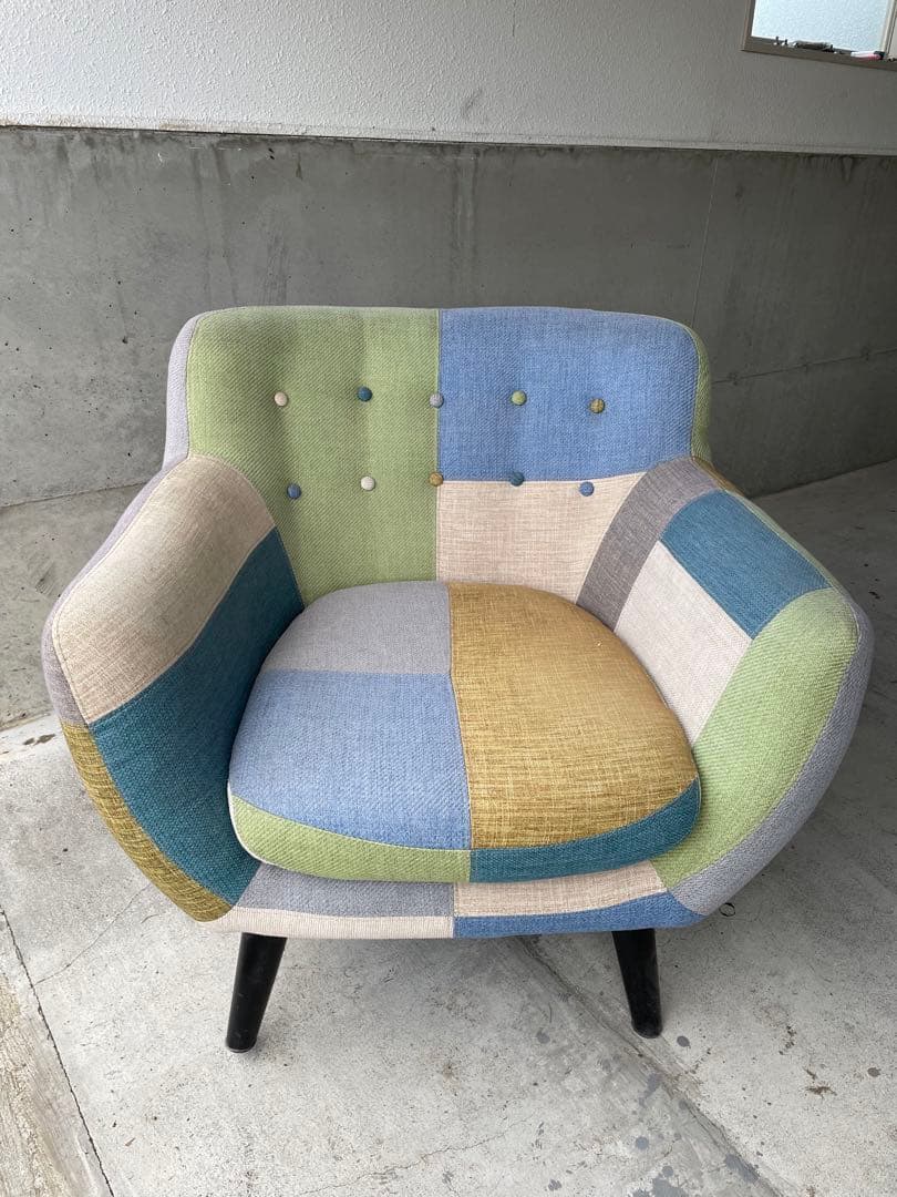 フランフラン　ナビア　パッチワークソファ