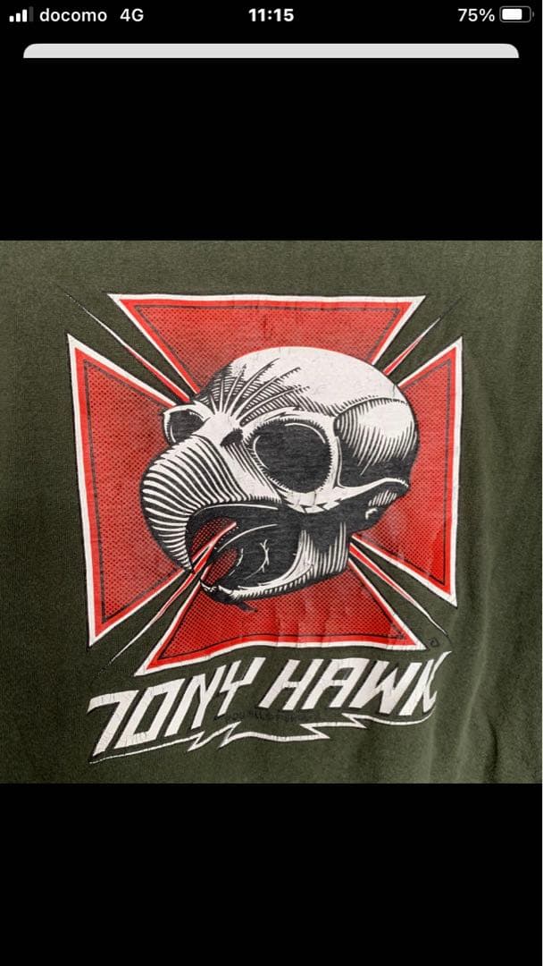 ヴィンテージ トニーホークTony hawk tシャツ サイズ L パウエル