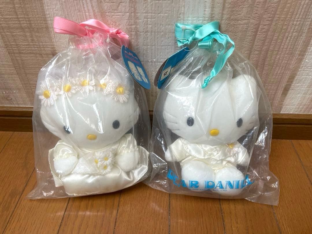 未開封☆キティ ダニエル ウェディング 結婚 マスコット ぬいぐるみ 1999