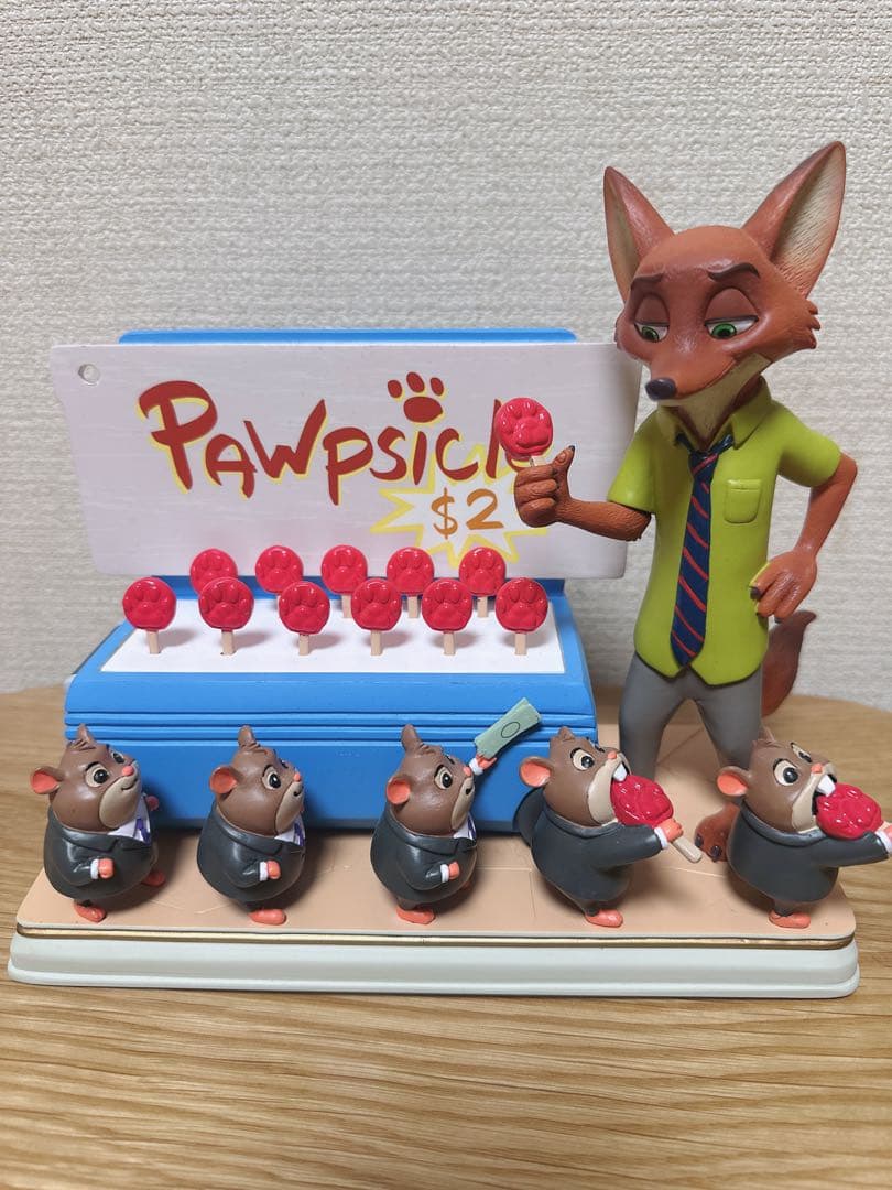 ズートピア　小物入れ　ニック・ワイルド アイスキャンディー　(箱無し)