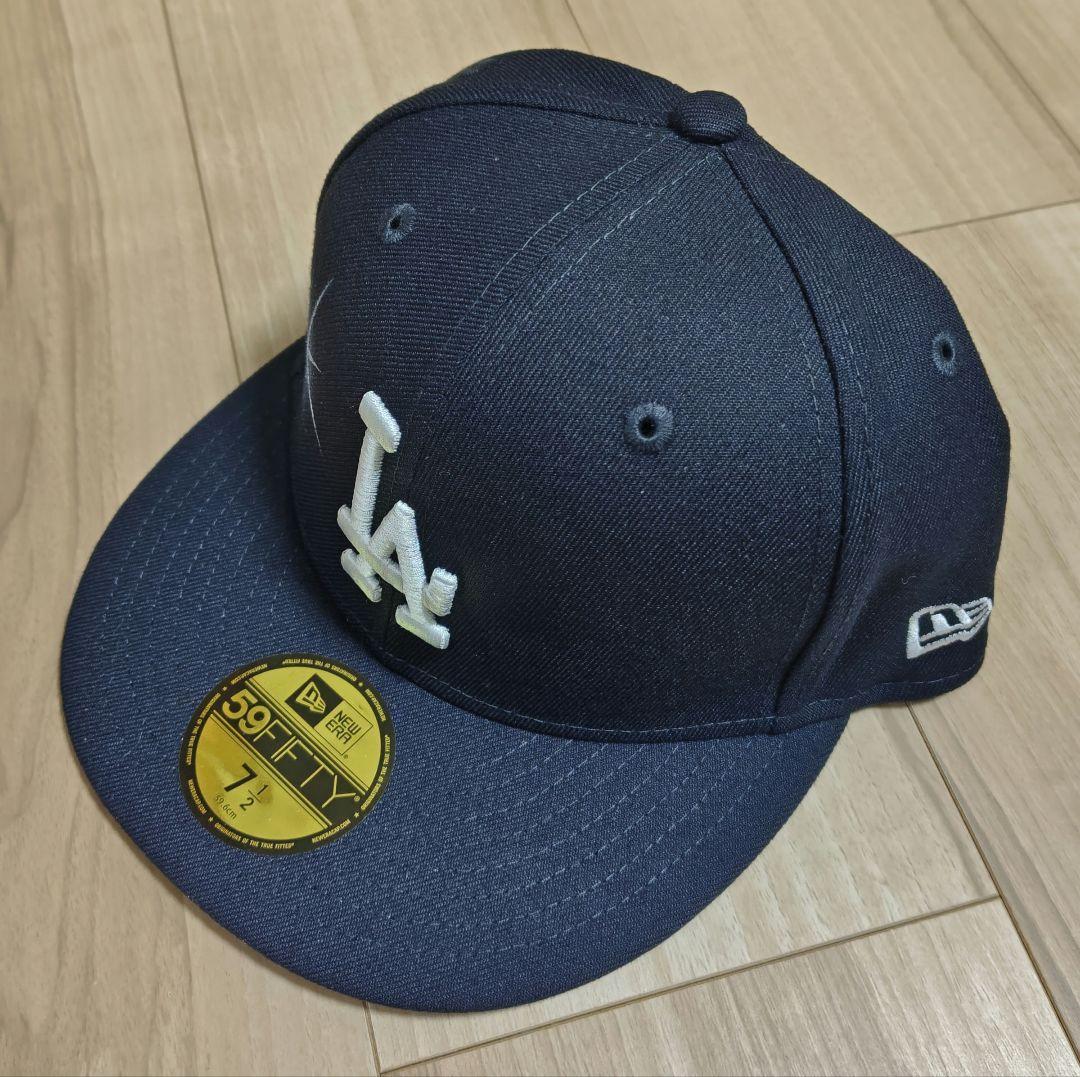 帽子 ay el ay en 59Fifty New Era Dodgers navy