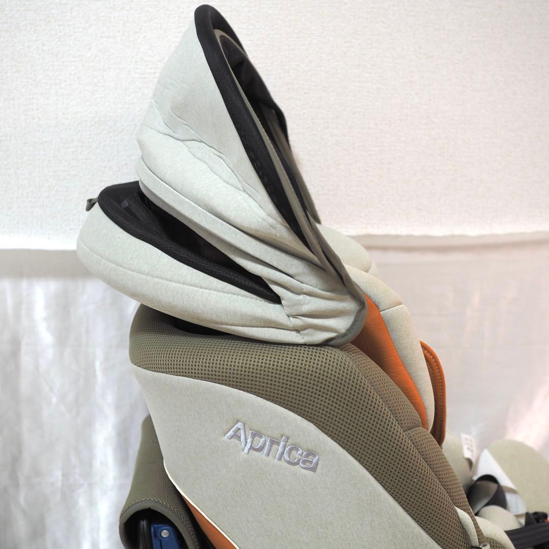 希少 テラコッタ アップリカ　クルリラAC ISOFIX 回転式　シートベルト