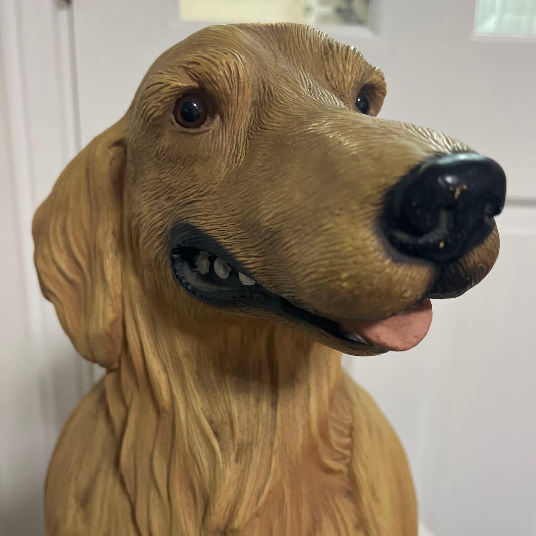 リアル　犬の樹脂製オーナメント　置物　犬　フィギュア