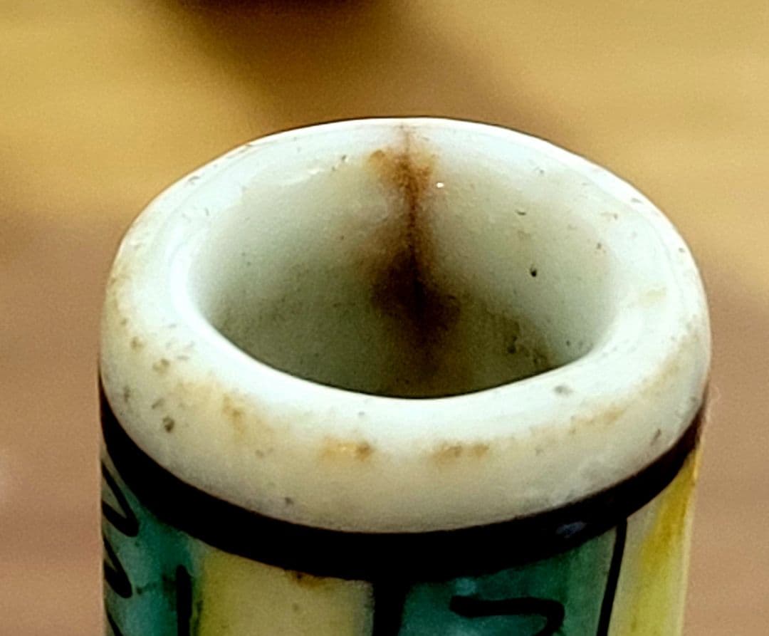 時代物　伊万里焼　色絵、御神酒徳利一対　骨董品、美術品