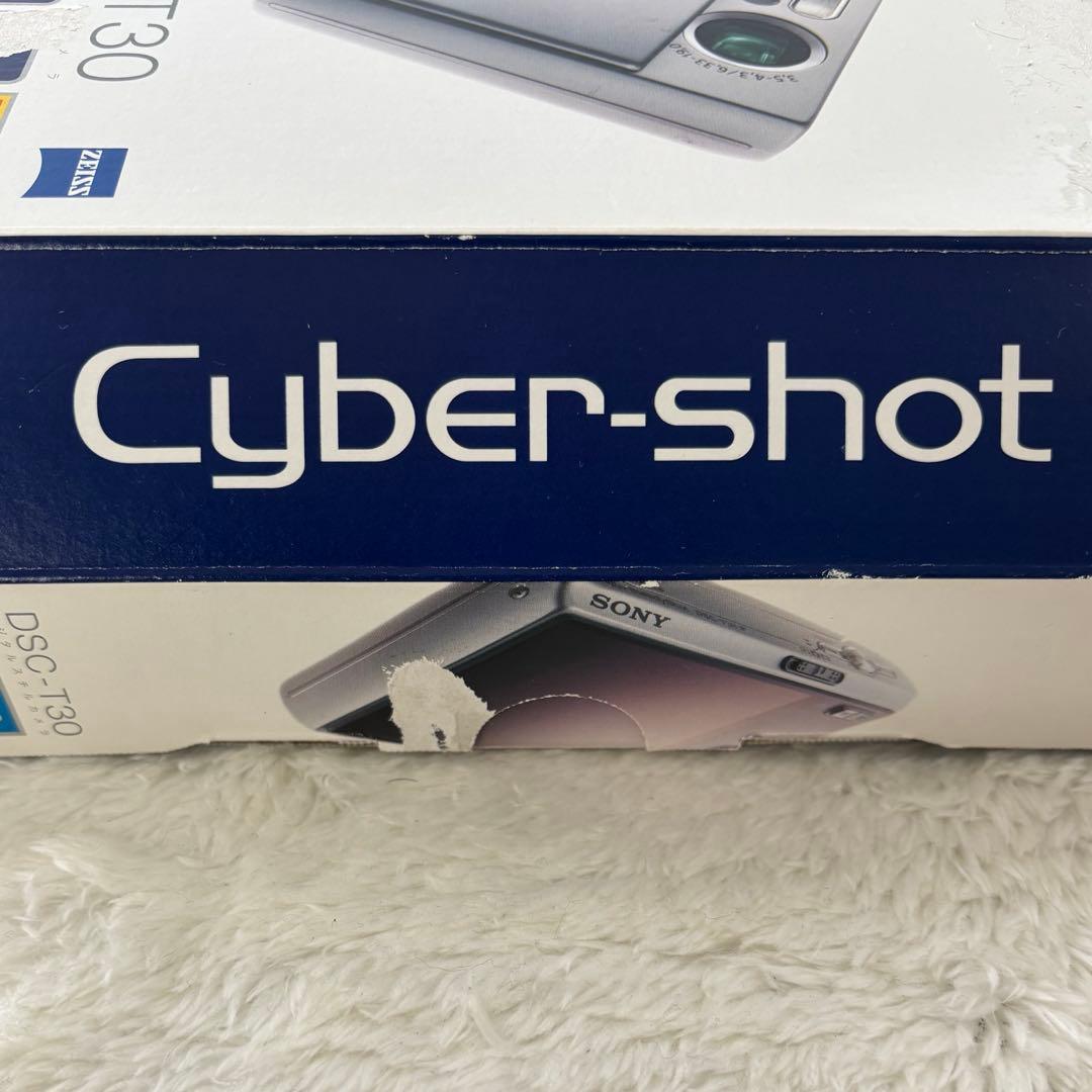 【SONY】Cyber-shot DSC-T30 デジカメ シルバー　コンデジ