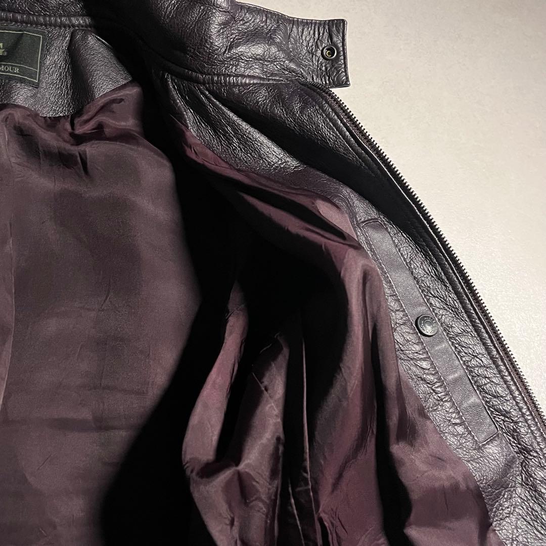 【ヒステリックグラマー】レザージャケット ライダース フライトジャケット L