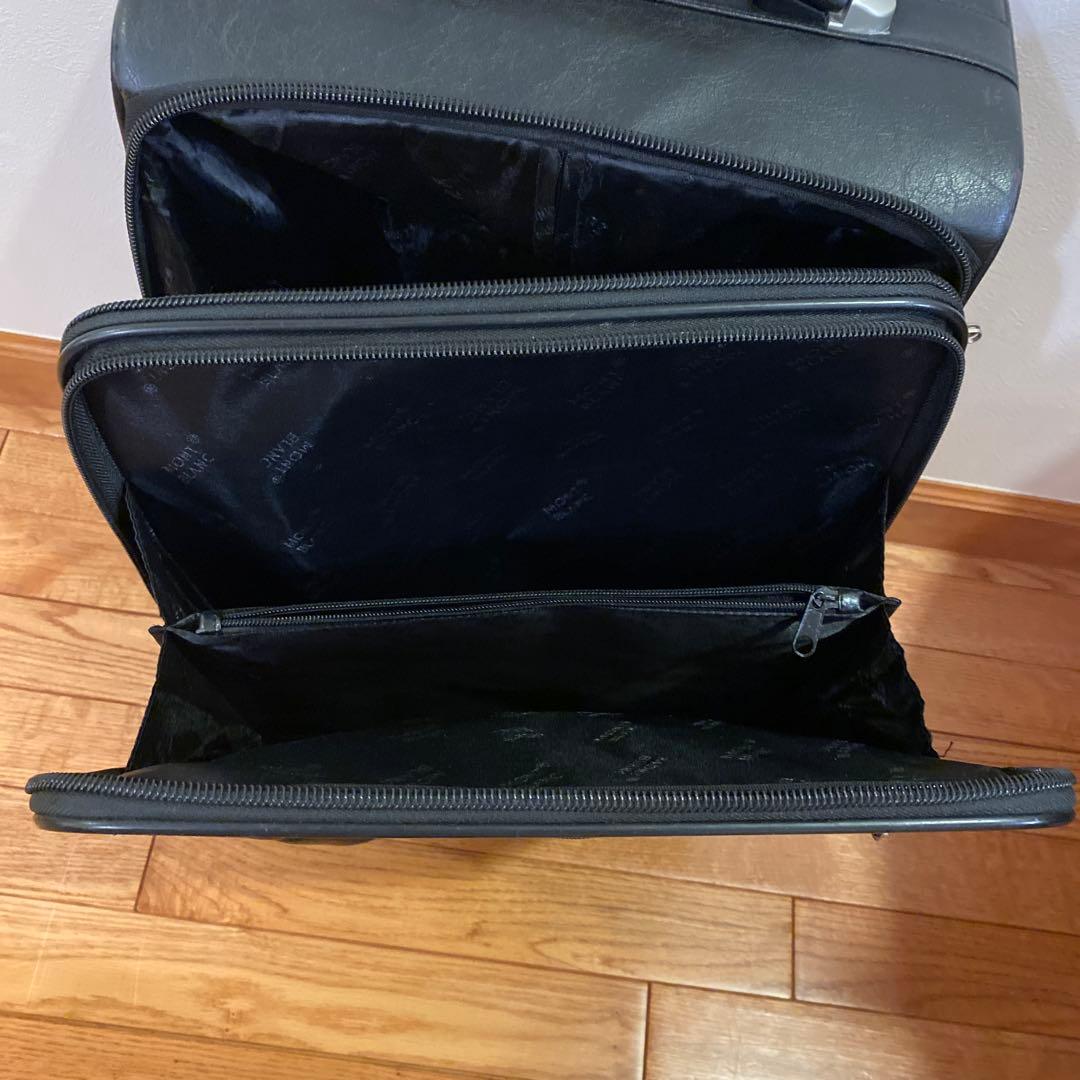 お*す様 MONTBLANC モンブラン キャリーケース スーツケース レザー