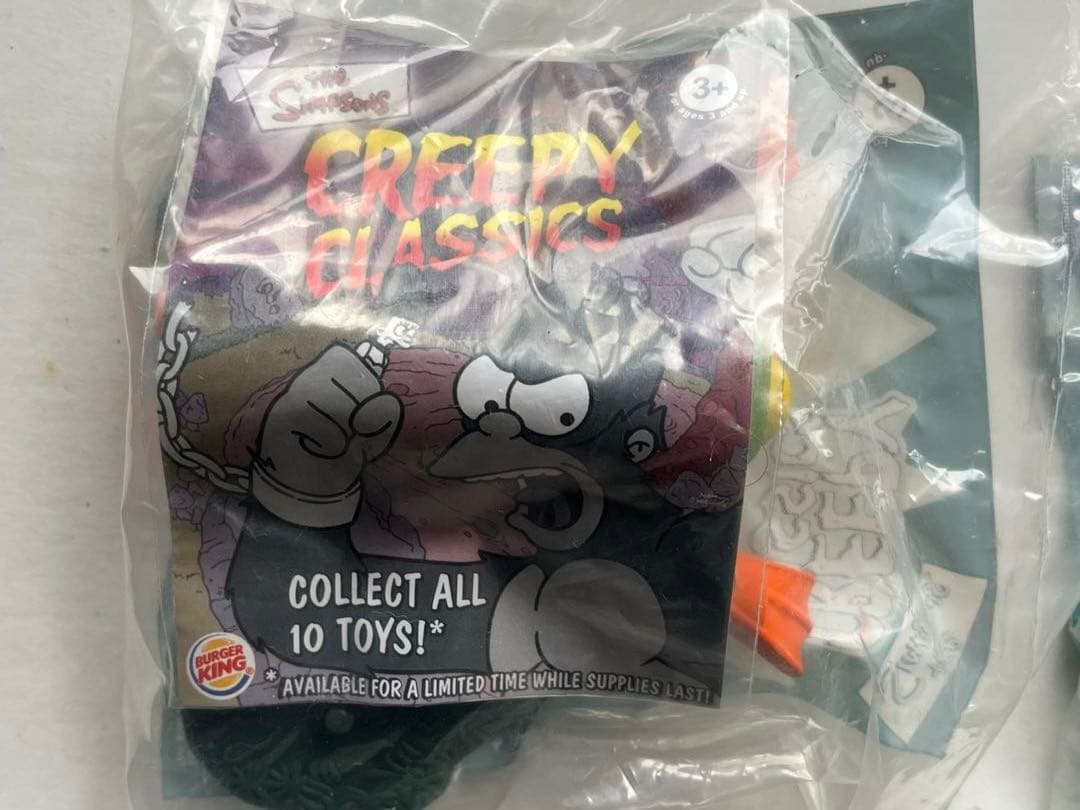 バーガーキング　米国キッズセット　2002年　 ザ・シンプソンズ　全10個セット