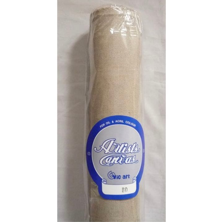 (F)新品 ロールキャンバス BD 麻荒目双糸 204cm x 10m