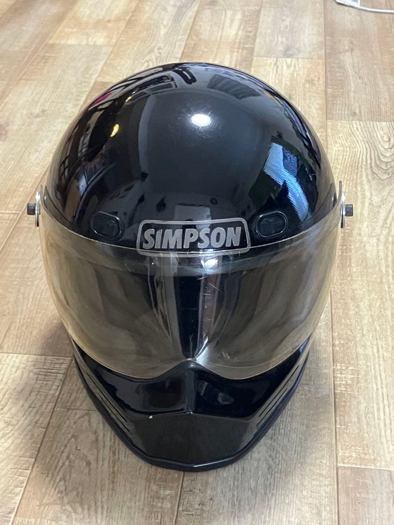 SIMPSON 黒 フルフェイス Mサイズ 57cm BANDIT2