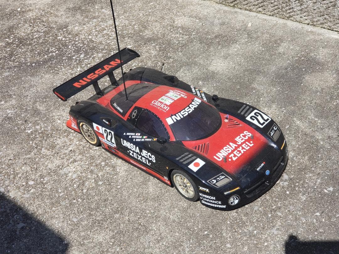 ＮＩＳＳＡＮ・Ｒ３９０ＧＴ１　ル・マン24・ エンジンRCカー用 1/8ボディ