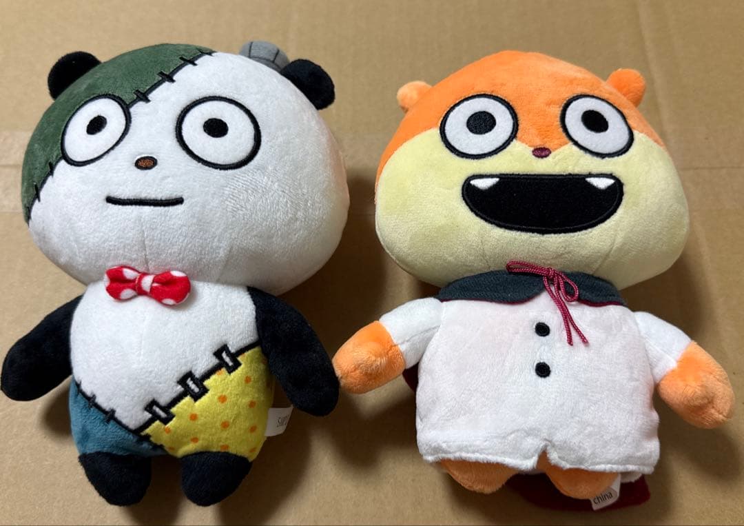 ごきげんぱんだ&こねずみ　ハロウィンUG ぬいぐるみ