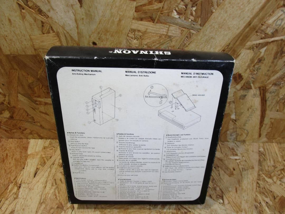 （激レア・未使用）SHINAON ポータブルカセットプレーヤー MG-Z1