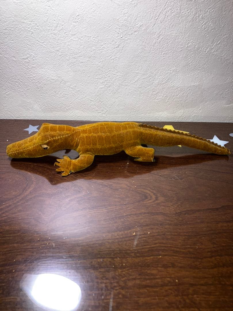 東京動物園協会　おがくずぬいぐるみ　ワニ 昭和レトロ　おがくず人形　当時物