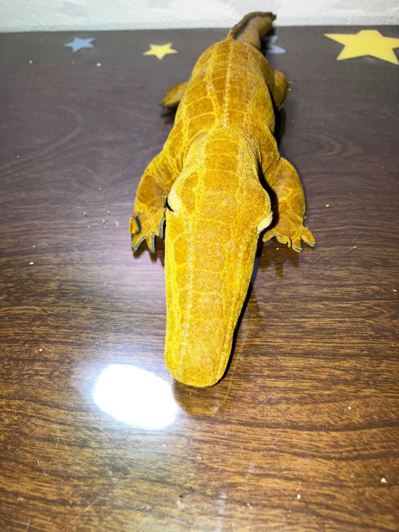 東京動物園協会　おがくずぬいぐるみ　ワニ 昭和レトロ　おがくず人形　当時物