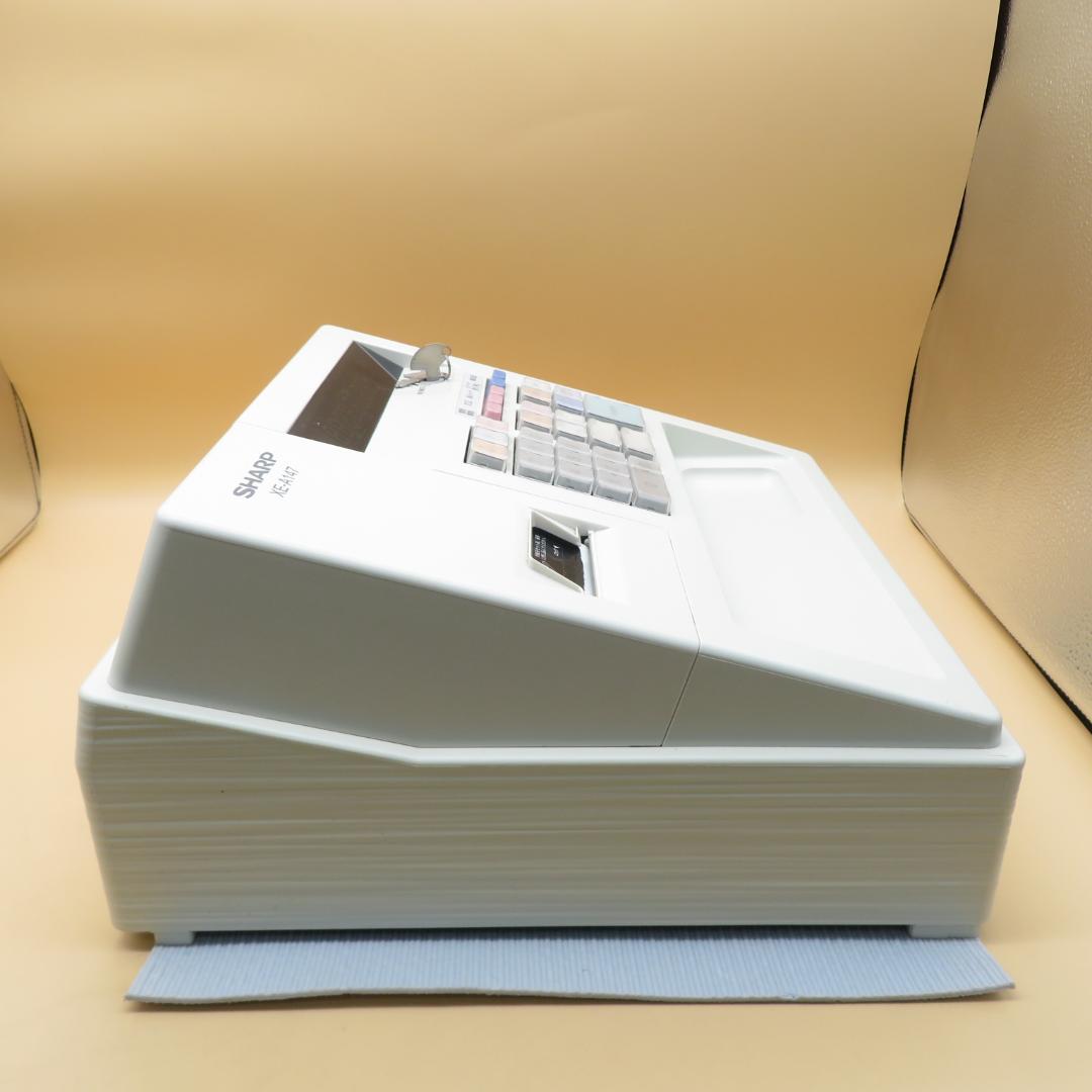 SHARP XE-A147 レジスター ホワイト　ロール紙4個付き