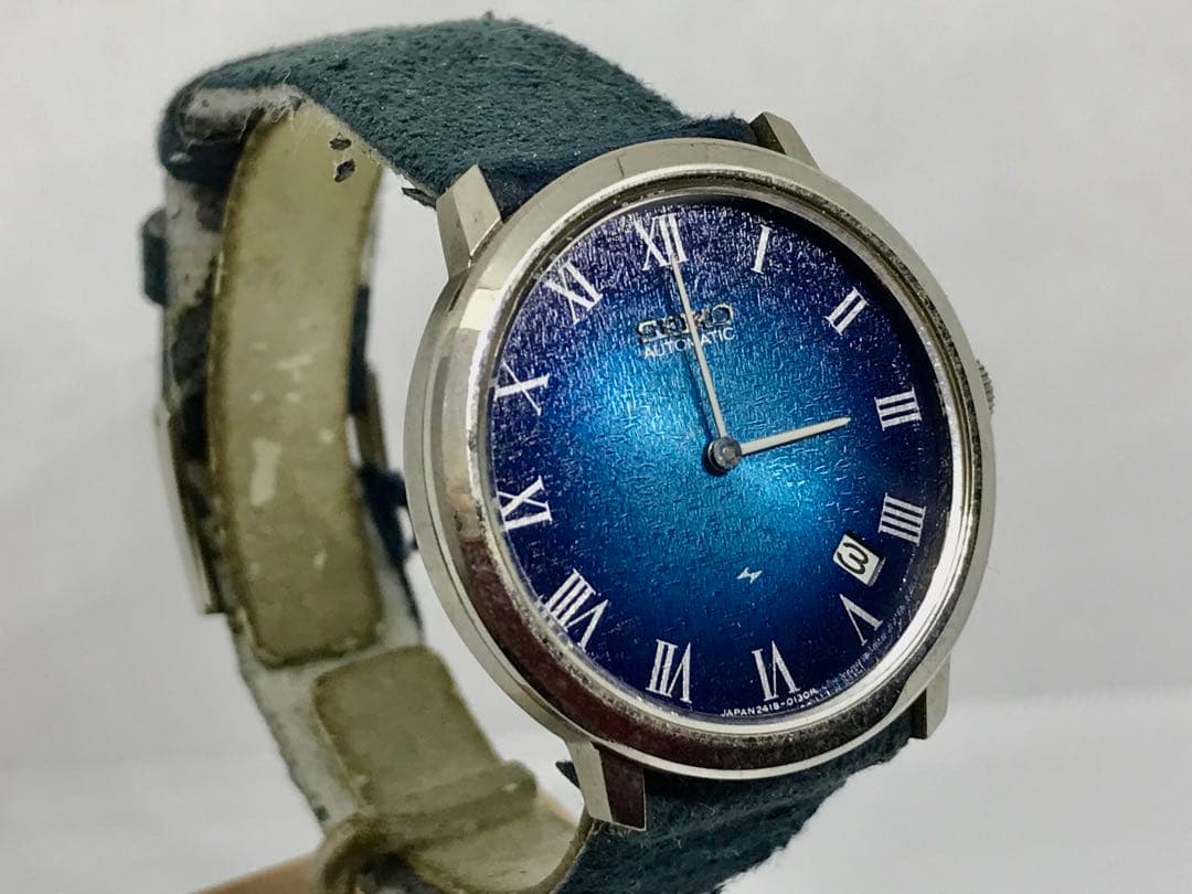 希少ヴィンテージ・セイコー・オートマチック・和紙模様・２４１８ー００２０