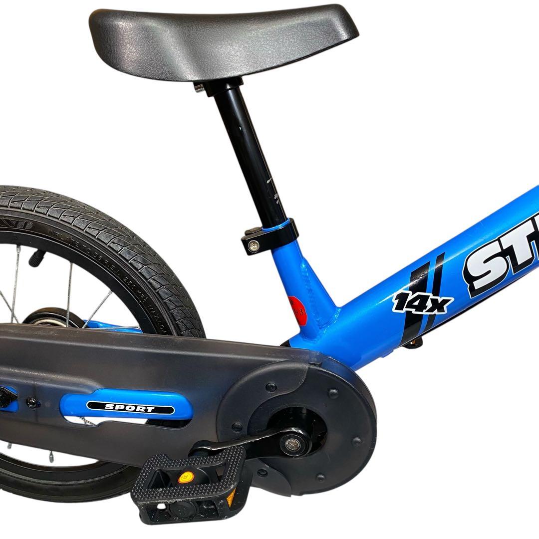 【美品】ストライダー 14x STRIDER 14インチ ブルー　キッズバイク