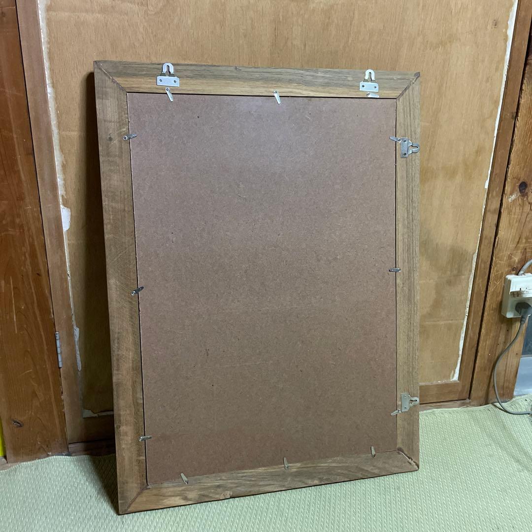 アンティーク額縁、チーク材料