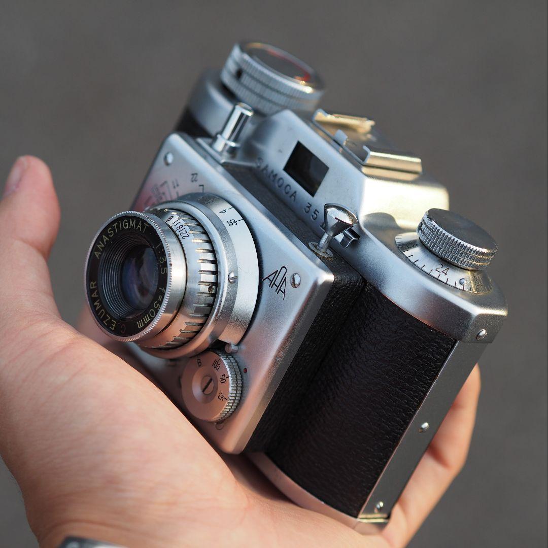 【完動極美品】samoca 35 lll 1954年製 ビンテージフィルムカメラ