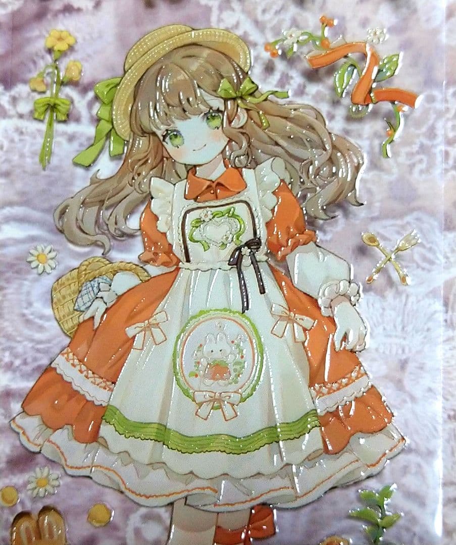 ✩再販✩J281＃田园牧歌(水晶)Shine切り売り海外人物マステ女の子