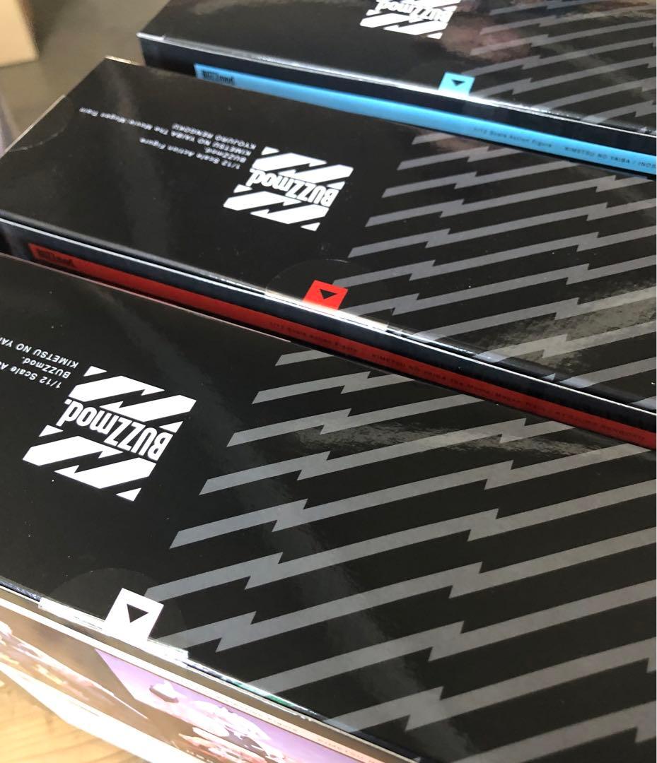 新品BUZZmod. 鬼滅の刃 我妻善逸 嘴平伊之助 煉獄 1/12 スケール