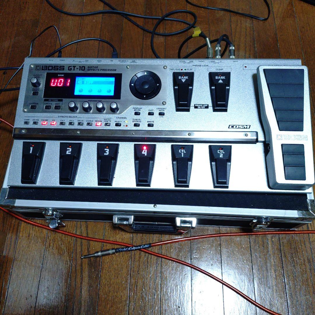 BOSS GT-10 デジタルエフェクター　ケース付き