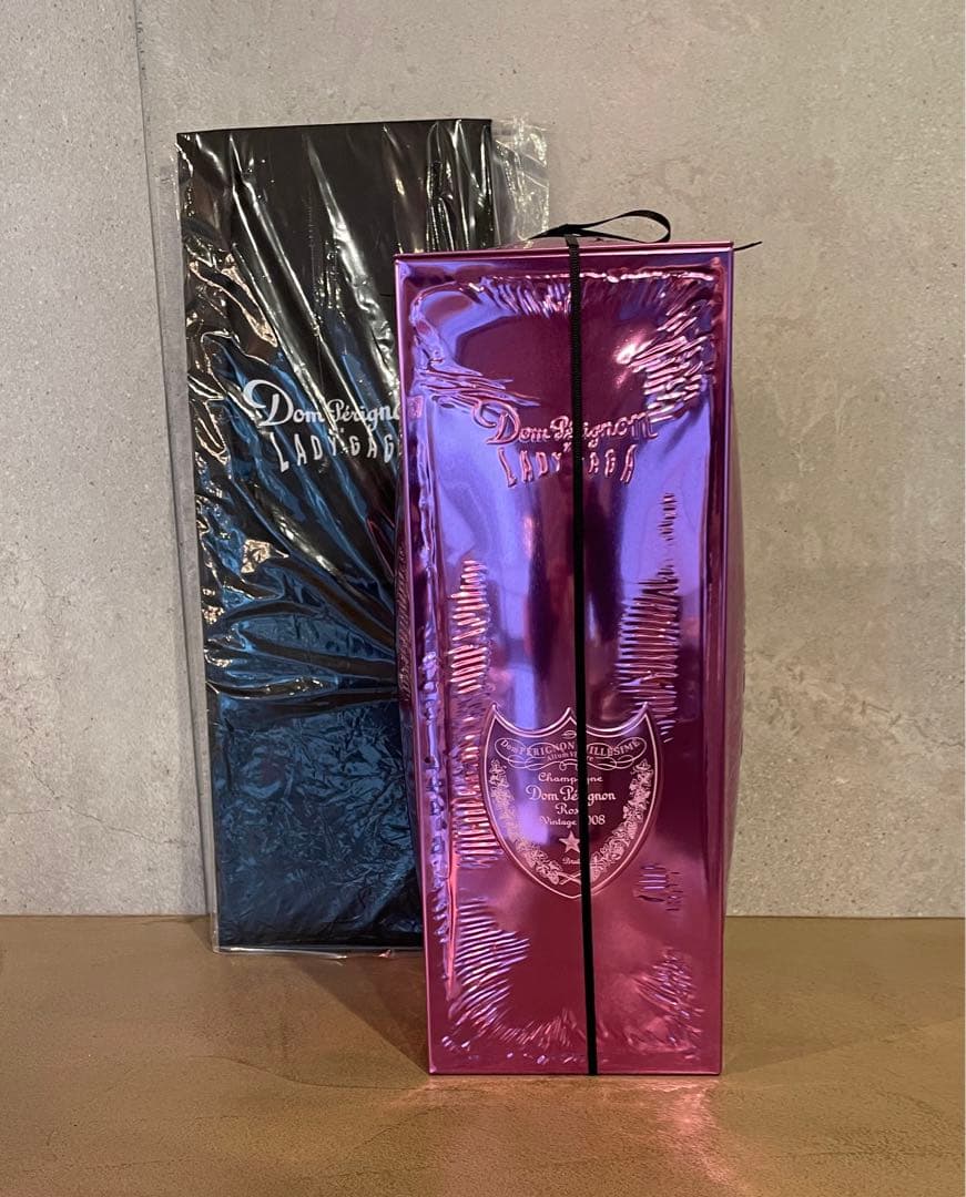 ドンペリニヨン ロゼ ヴィンテージ2008 レディガガ限定ギフトBOX