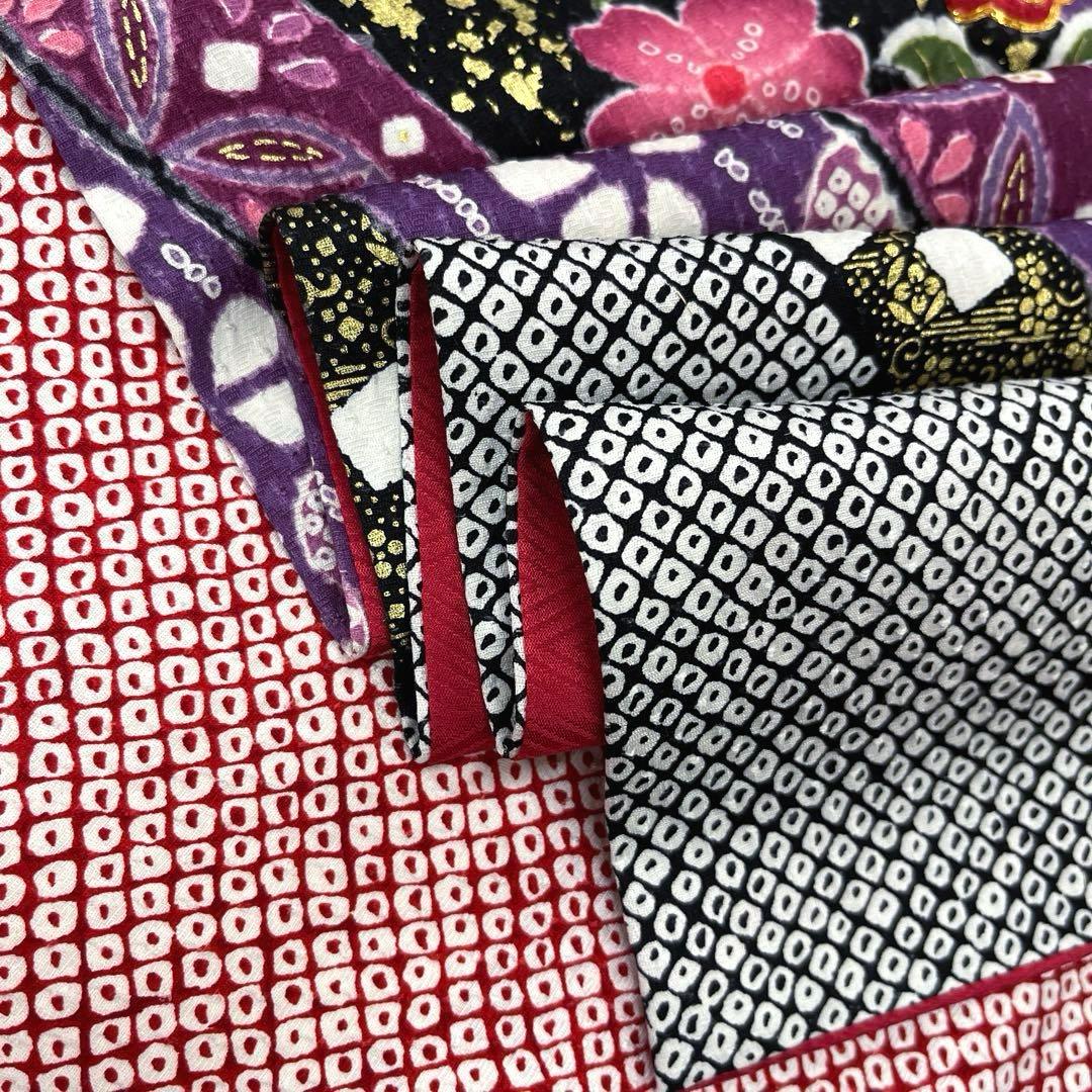 正絹 振袖 長襦袢セット古典柄熨斗模様トールサイズ