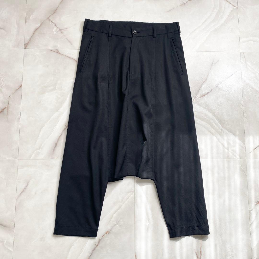 A15925 ブラックコムデギャルソン 09ss サルエルパンツ　黒 S