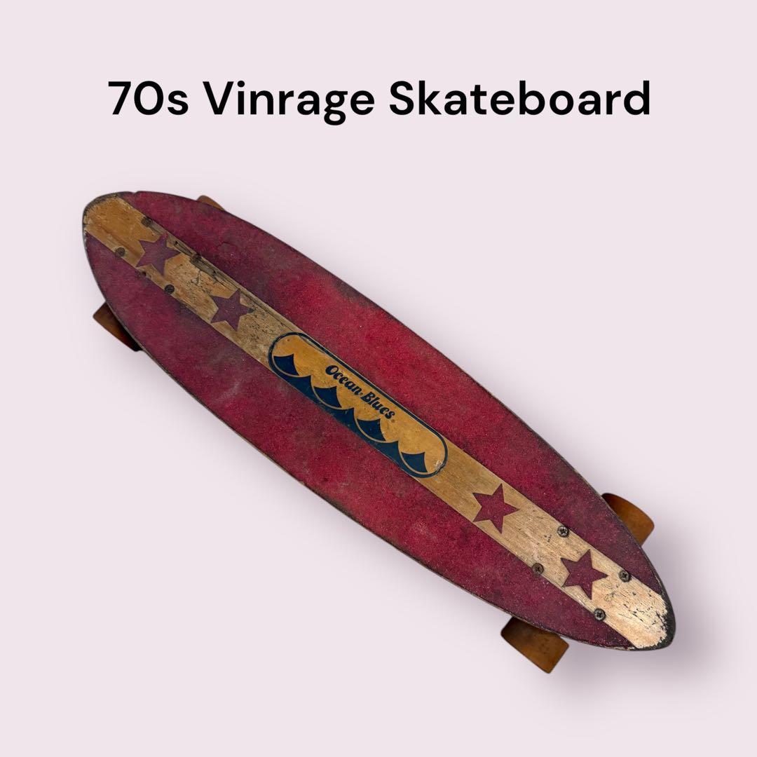 70年代 USA購入 ヴィンテージ 木製 スケートボード