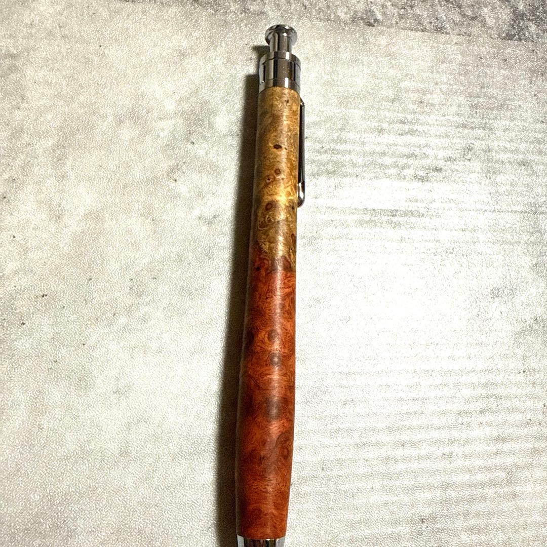 工房楔 ペンシル楔 イベント杢 花梨紅白（こぶ杢）