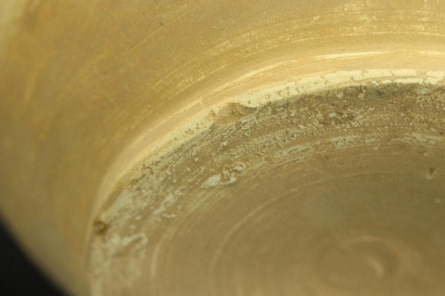 中国美術 唐三彩 蓋壷 高19cm(LC153)