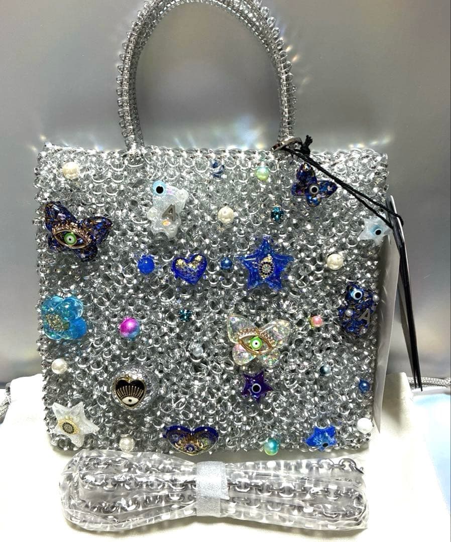 アンテプリマ ミカ ニナガワ/スクエア スモール/シルバー 新品未使用品