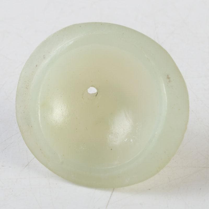 中国　書道具　玉石彫刻　神獣刻　水滴　V　9592