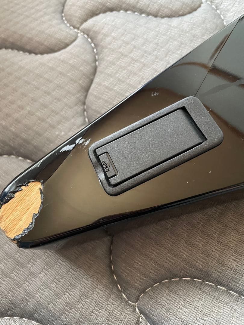 フライングVスタイル エレキギター ブラック