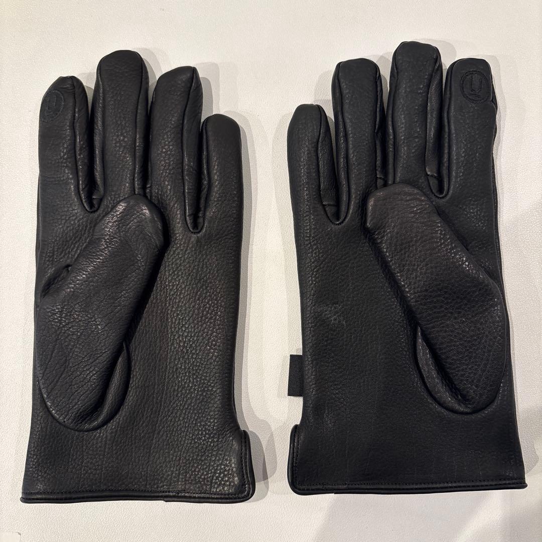 【最終値下げ価格】UNDERCOVER カウレザーグローブ　ブラック