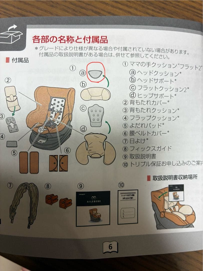 【かおりん】エールベベ　クルット5 oui チャイルドシート　新生児対応