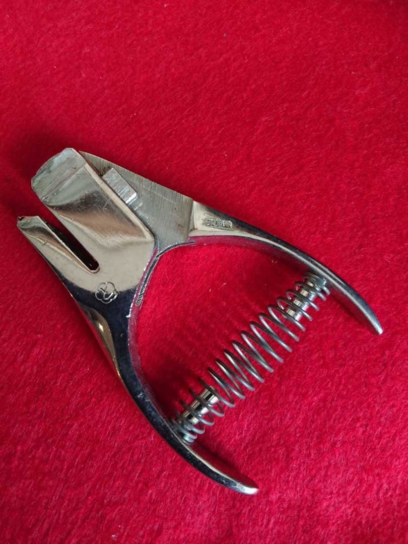 改札鋏 花柄 と 国鉄 昭和 レア コレクター コレクション 鉄道