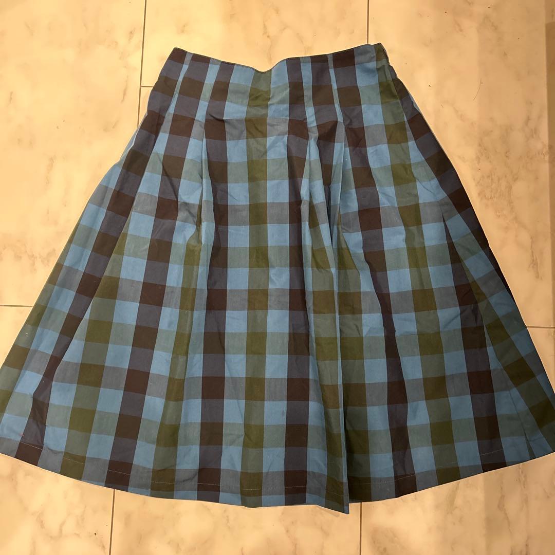 familiar 定番　チェック柄スカート 150 近年物
