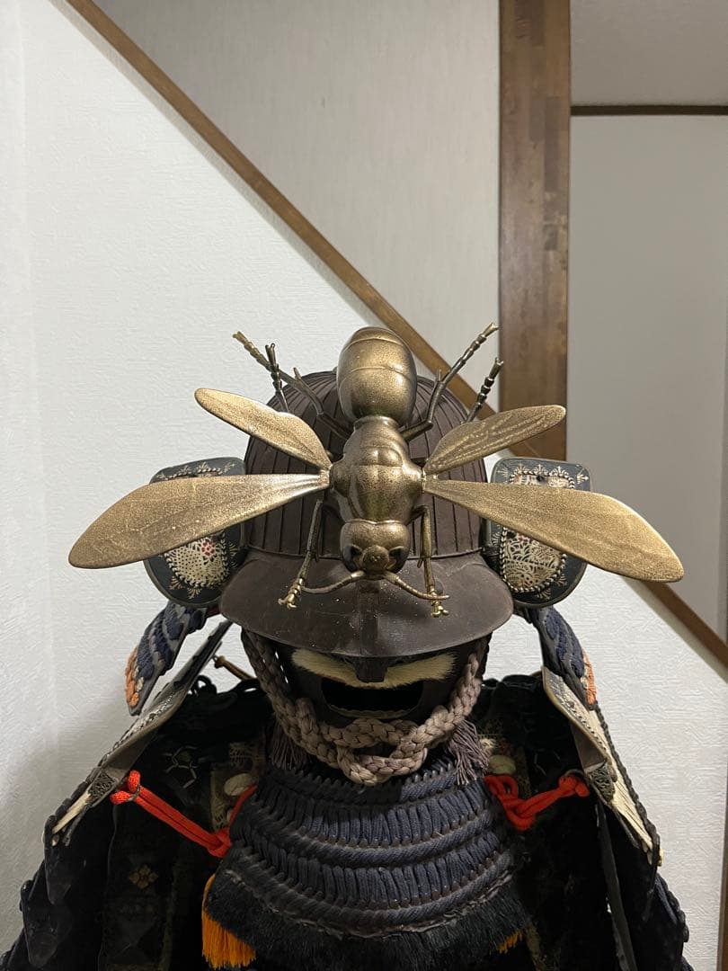 スズメバチ雀蜂前立のみ武具甲冑兜戦国時代サムライ等身大 SAMURAI武士