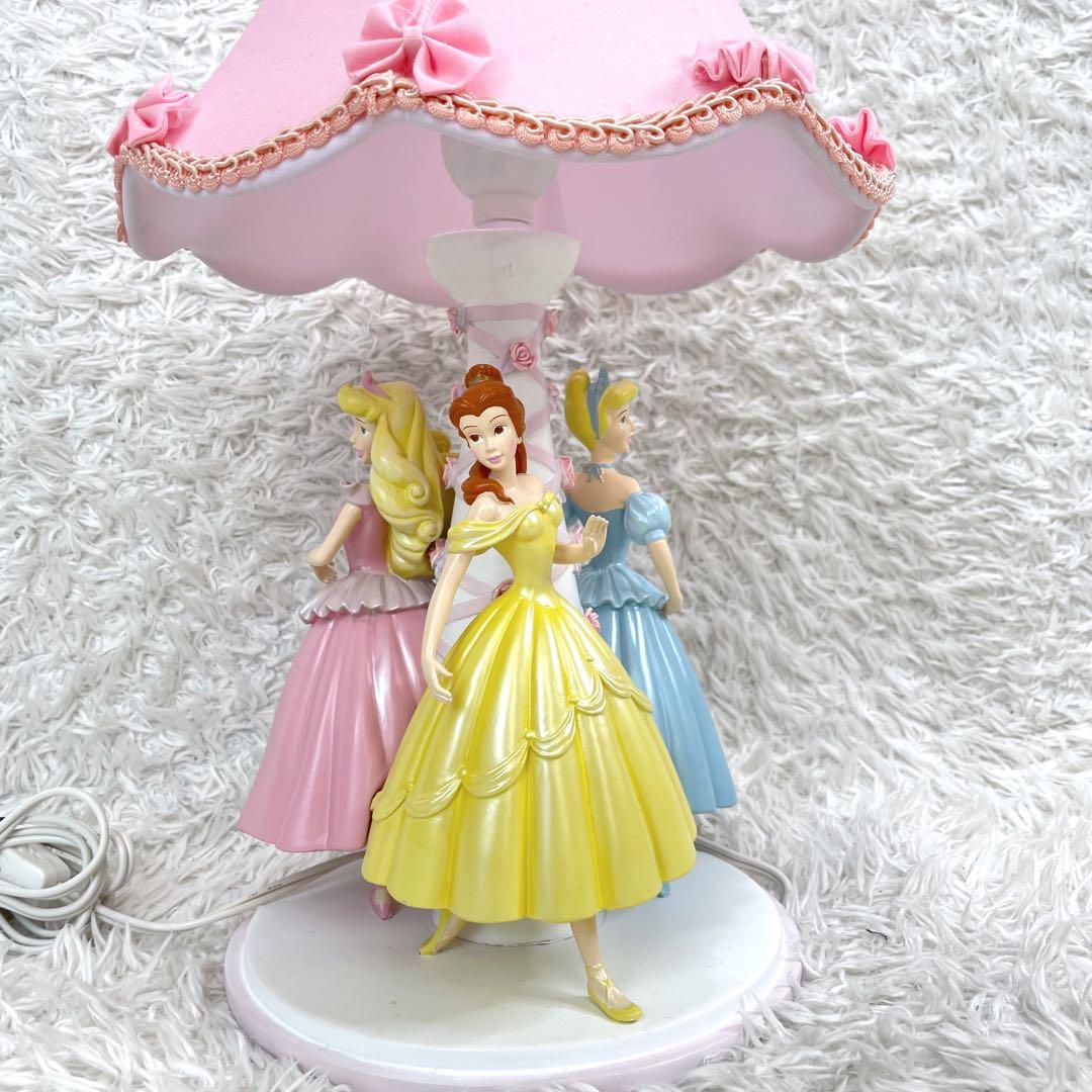 美品✨️ディズニー　ルームライト プリンセス　シンデレラ　美女と野獣　眠れる森の姫